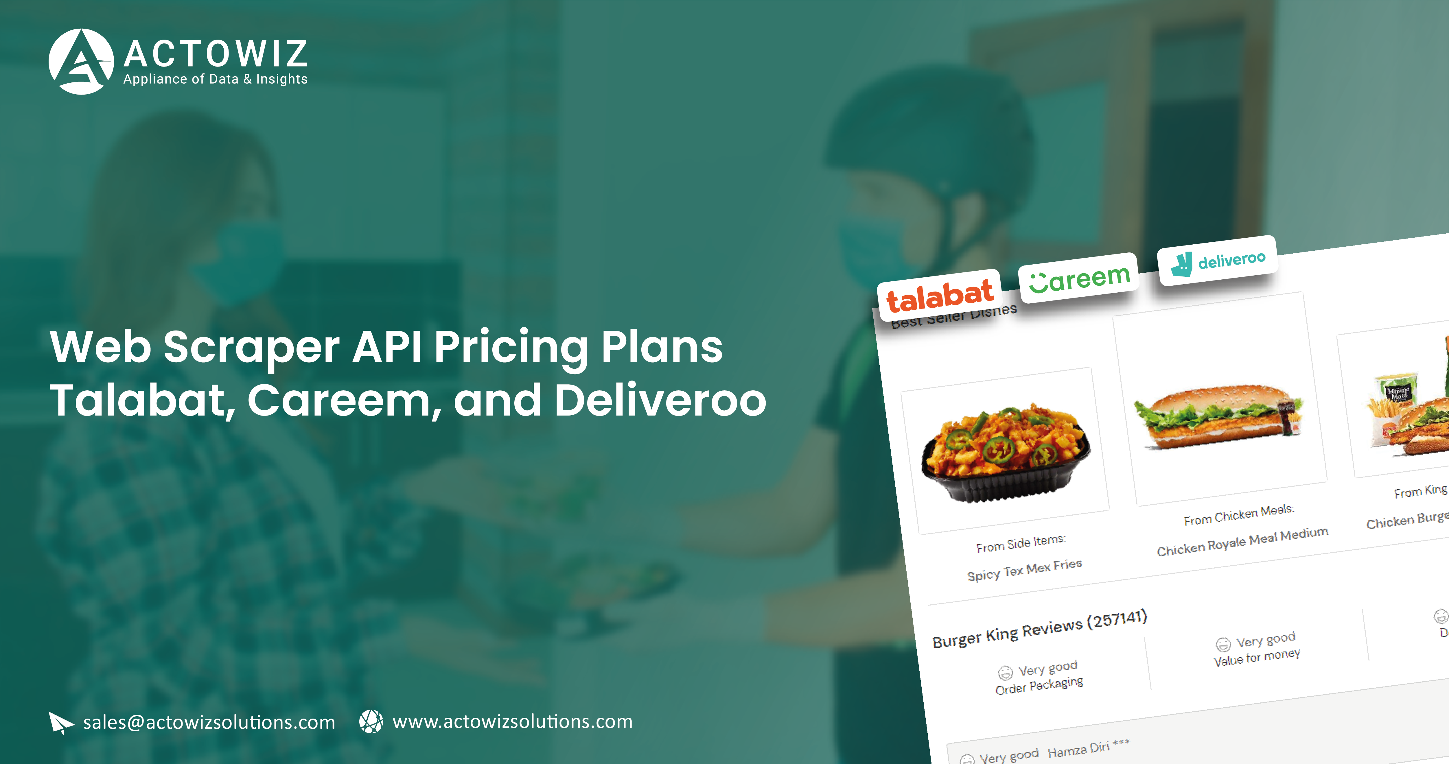 Web Scraper API Pricing Plans - Talabat, Careem, and Deliveroo